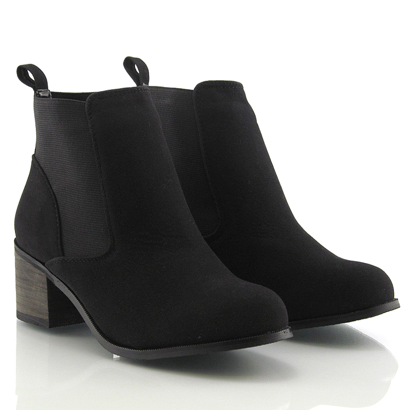 ankle boots with short heel